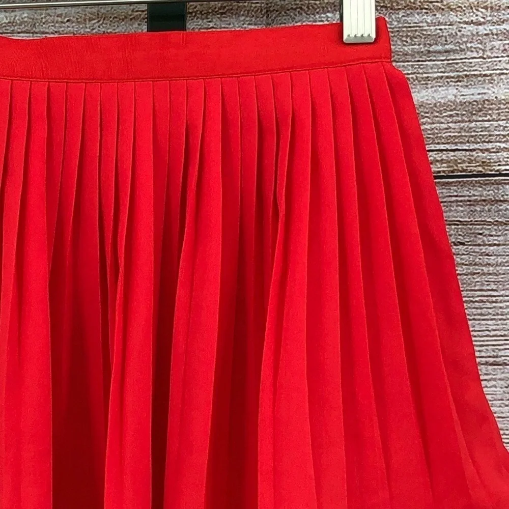 Janie & Jack Red Fan Pleated Skirt Size 3T